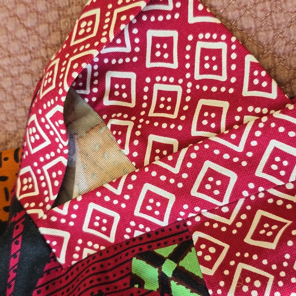 Diane Von Furstenberg Colorful Geometric Pattern Dress - Picture 7 of 16